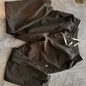 Figs black Jogger high waisted scrub bottoms